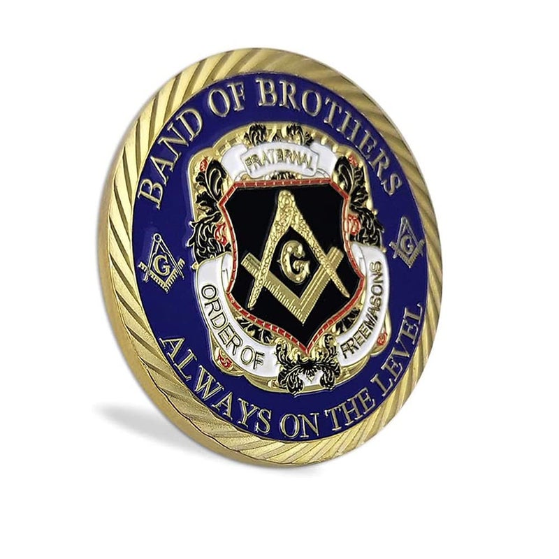 Glamtune Masonic Challenge Coin Master Mason Freemasonry Brotherhood Coin - Image 4
